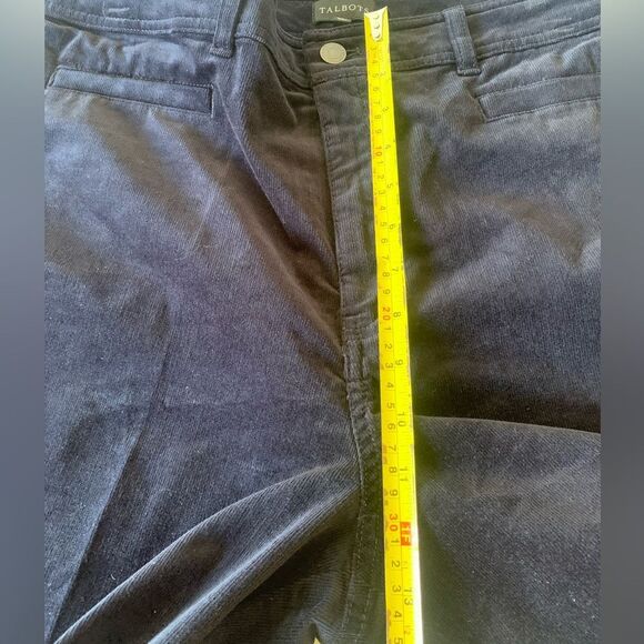Talbots Wide Leg Pants Sz 16 Blue Stretch Dress Pants Trousers - Picture 8 of 10